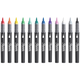 Creative Marker Brush Tip Lot de 12 dans le groupe Stylos / Crayons d'artistes / Marqueurs acryliques chez Pen Store (135429)