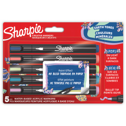 Creative Marker Bullet Tip Lot de 5 dans le groupe Stylos / Crayons d'artistes / Marqueurs acryliques chez Pen Store (135430)
