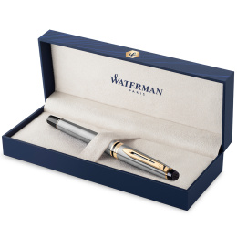 Expert Steel/Gold Stylo-plume  dans le groupe Stylos / Stylo haute de gamme / Stylo à plume chez Pen Store (135459_r)