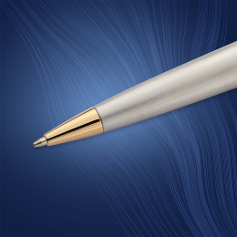 Expert Steel/Gold Stylo à bille dans le groupe Stylos / Stylo haute de gamme / Stylo à bille chez Pen Store (135461)