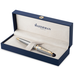 Expert Steel/Gold Stylo à bille dans le groupe Stylos / Stylo haute de gamme / Stylo à bille chez Pen Store (135461)