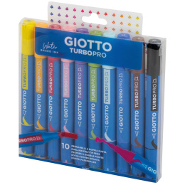Turbo Pro Dual Tip Marker Pen Ensemble de 10 dans le groupe Stylos / Crayons d'artistes / Markers aquarelle chez Pen Store (135469)