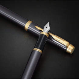 IM Grey/Gold Stylo-plume dans le groupe Stylos / Stylo haute de gamme / Stylo à plume chez Pen Store (135471_r)