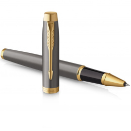 IM Grey/Gold Rollerball dans le groupe Stylos / Stylo haute de gamme / Roller chez Pen Store (135473)