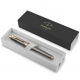 IM Grey/Gold Rollerball dans le groupe Stylos / Stylo haute de gamme / Roller chez Pen Store (135473)