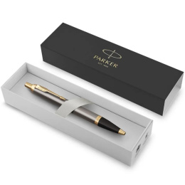 IM Grey/Gold Stylo à bille dans le groupe Stylos / Stylo haute de gamme / Stylo à bille chez Pen Store (135474)