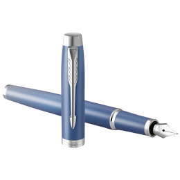 IM Rituals Blue/Chrome Stylo-plume dans le groupe Stylos / Stylo haute de gamme / Stylo à plume chez Pen Store (135479_r)
