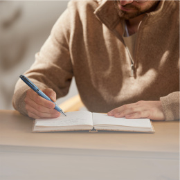 IM Rituals Blue/Chrome Rollerball dans le groupe Stylos / Stylo haute de gamme / Roller chez Pen Store (135481)