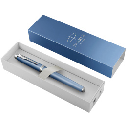 IM Rituals Blue/Chrome Rollerball dans le groupe Stylos / Stylo haute de gamme / Roller chez Pen Store (135481)