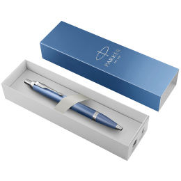 IM Rituals Blue/Chrome Stylo à bille dans le groupe Stylos / Stylo haute de gamme / Stylo à bille chez Pen Store (135482)
