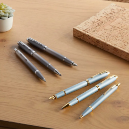 IM Rituals Gradient Grey/Chrome Stylo-plume dans le groupe Stylos / Stylo haute de gamme / Stylo à plume chez Pen Store (135487_r)