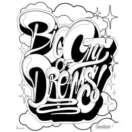 American Graffiti Coloring Book dans le groupe Loisirs créatifs / Livres / Album de coloriage pour les adultes chez Pen Store (135491)