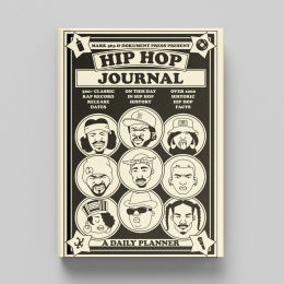 Hip Hop Journal: A Daily Planner dans le groupe Papiers & Blocs / Calendriers et agendas / Calendriers 12 mois chez Pen Store (135493)