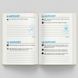 Hip Hop Journal: A Daily Planner dans le groupe Papiers & Blocs / Calendriers et agendas / Calendriers 12 mois chez Pen Store (135493)