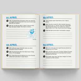 Hip Hop Journal: A Daily Planner dans le groupe Papiers & Blocs / Calendriers et agendas / Calendriers 12 mois chez Pen Store (135493)