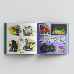 The Graffiti Sticker Book: 300+ stickers dans le groupe Loisirs créatifs / Former / Stickers chez Pen Store (135495)