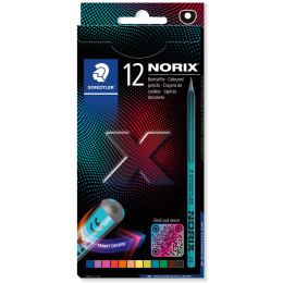 Crayons de couleur Norix – boîte de 12 dans le groupe Kids / Crayons pours les enfants / Crayons de couleurs pour les enfants chez Pen Store (135514)