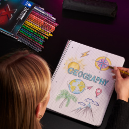 Crayons de couleur Norix – boîte de 24 dans le groupe Kids / Crayons pours les enfants / Crayons de couleurs pour les enfants chez Pen Store (135515)