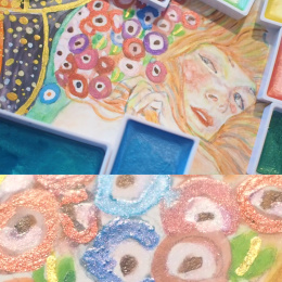 Gansai Tambi aquarelle lot de 24 Metallic dans le groupe Matériels d'artistes / Couleurs de l'artiste / Peinture aquarelle / Aquarelle en godet chez Pen Store (135536)