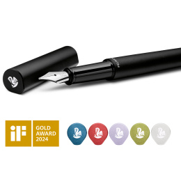 Stylo-plume INEO Elements Black Rock dans le groupe Stylos / Stylo haute de gamme / Stylo à plume chez Pen Store (135577)