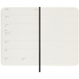 Calendrier 18M WeekNote Soft Cover Pocket Black dans le groupe Papiers & Blocs / Calendriers et agendas / Calendriers 18 mois chez Pen Store (135587)
