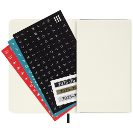 Calendrier 18M WeekNote Soft Cover Pocket Black dans le groupe Papiers & Blocs / Calendriers et agendas / Calendriers 18 mois chez Pen Store (135587)