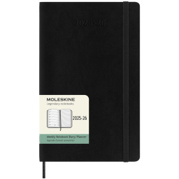 Calendrier 18M WeekNote Soft Cover Large Black dans le groupe Papiers & Blocs / Calendriers et agendas / Calendriers 18 mois chez Pen Store (135588)