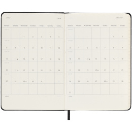 Calendrier 18M WeekNote Hard Cover Pocket Black dans le groupe Papiers & Blocs / Calendriers et agendas / Calendriers 18 mois chez Pen Store (135590)