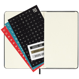 Calendrier 18M WeekNote Hard Cover Pocket Black dans le groupe Papiers & Blocs / Calendriers et agendas / Calendriers 18 mois chez Pen Store (135590)