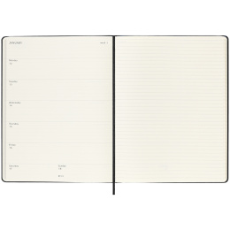 Calendrier 18M WeekNote Hard Cover XL Black dans le groupe Papiers & Blocs / Calendriers et agendas / Calendriers 18 mois chez Pen Store (135592)