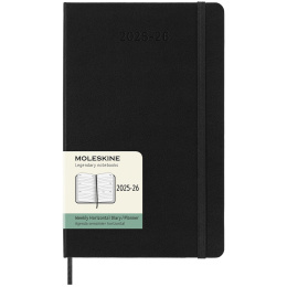 Calendrier 18M Weekly Hard Cover Horisontell Large Black dans le groupe Papiers & Blocs / Calendriers et agendas / Calendriers 18 mois chez Pen Store (135594)