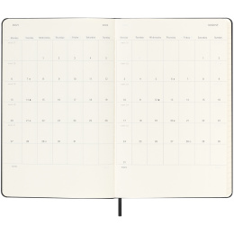 Calendrier 18M Weekly Hard Cover Horisontell Large Black dans le groupe Papiers & Blocs / Calendriers et agendas / Calendriers 18 mois chez Pen Store (135594)