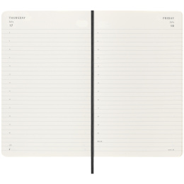 Calendrier 18M Daily Soft Cover Large Black dans le groupe Papiers & Blocs / Calendriers et agendas / Calendriers 18 mois chez Pen Store (135595)