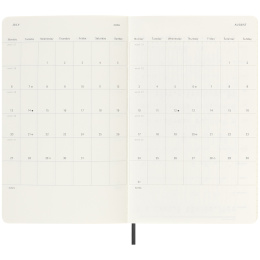 Calendrier 18M Daily Soft Cover Large Black dans le groupe Papiers & Blocs / Calendriers et agendas / Calendriers 18 mois chez Pen Store (135595)