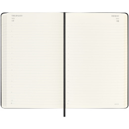 Calendrier 18M Daily Hard Cover Large Black dans le groupe Papiers & Blocs / Calendriers et agendas / Calendriers 18 mois chez Pen Store (135596)