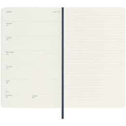 Calendrier 18M WeekNote Hard Cover Large Sapphire Blue dans le groupe Papiers & Blocs / Calendriers et agendas / Calendriers 18 mois chez Pen Store (135597)