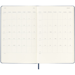 Calendrier 18M WeekNote Hard Cover Large Sapphire Blue dans le groupe Papiers & Blocs / Calendriers et agendas / Calendriers 18 mois chez Pen Store (135597)