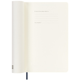 Calendrier 18M WeekNote Soft Cover Large Sapphire Blue dans le groupe Papiers & Blocs / Calendriers et agendas / Calendriers 18 mois chez Pen Store (135599)