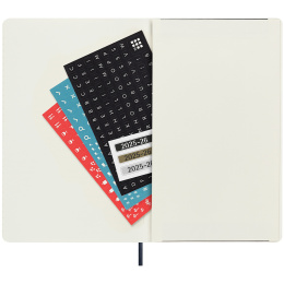 Calendrier 18M WeekNote Soft Cover Large Sapphire Blue dans le groupe Papiers & Blocs / Calendriers et agendas / Calendriers 18 mois chez Pen Store (135599)