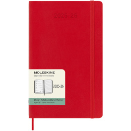 Calendrier 18M WeekNote Soft Cover Large Red dans le groupe Papiers & Blocs / Calendriers et agendas / Calendriers 18 mois chez Pen Store (135600)