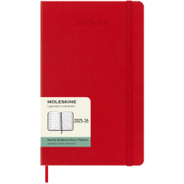 Calendrier 18M WeekNote Hard Cover Large Red dans le groupe Papiers & Blocs / Calendriers et agendas / Calendriers 18 mois chez Pen Store (135602)