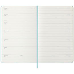 Calendrier 18M WeekNote Hard Cover Large Aquamarine dans le groupe Papiers & Blocs / Calendriers et agendas / Calendriers 18 mois chez Pen Store (135604)