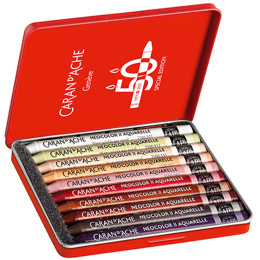 Neocolor II Aquarelle 50 Years Portrait Set de 10 dans le groupe Matériels d'artistes / Couleurs de l'artiste / Pastels / Pastels à la cire chez Pen Store (135629)