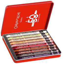 Neocolor II Aquarelle 50 Years Portrait Set de 10 dans le groupe Matériels d'artistes / Couleurs de l'artiste / Pastels / Pastels à la cire chez Pen Store (135629)