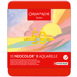 Neocolor II Aquarelle 50 Years Pastel Set de 10 dans le groupe Matériels d'artistes / Couleurs de l'artiste / Pastels / Pastels à la cire chez Pen Store (135631)