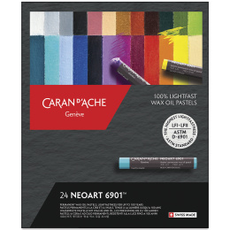 Neoart Pastel à l'huile et à la cire 24 set dans le groupe Matériels d'artistes / Craie et Graphite / Craies pastel chez Pen Store (135635)