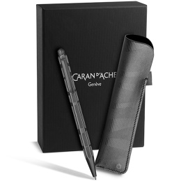 Coffret Ecridor Black Lines Stylo-bille et Étui en Cuir dans le groupe Stylos / Stylo haute de gamme / Stylo à bille chez Pen Store (135641)