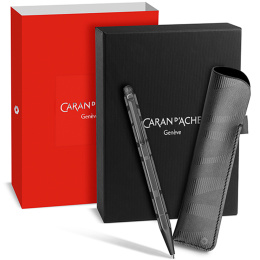 Coffret Ecridor Black Lines Stylo-bille et Étui en Cuir dans le groupe Stylos / Stylo haute de gamme / Stylo à bille chez Pen Store (135641)