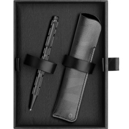 Coffret Ecridor Black Lines Stylo-bille et Étui en Cuir dans le groupe Stylos / Stylo haute de gamme / Stylo à bille chez Pen Store (135641)