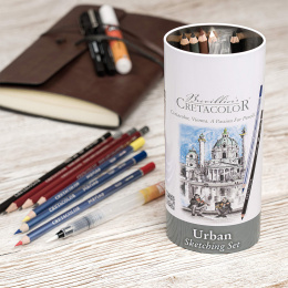 Cretacolor Urban Sketching Set 22 pièces dans le groupe Stylos / Crayons d'artistes / Crayons à croquis chez Pen Store (135649)